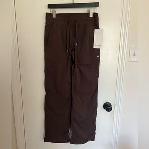Lululemon Dance Studio, midrise pant, size 6, brown